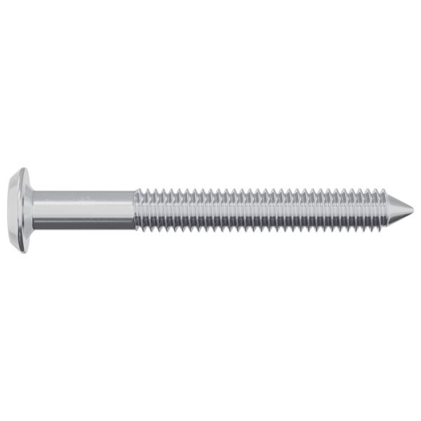 vidaXL Screw 2 pcs Silver M6 x 50 mm Steel