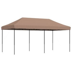 vidaXL Foldable Party Tent Pop-Up Brown 580x292x315 cm