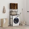 vidaXL Washing Machine Cabinet Smoked Oak 68x48.5x194 cm
