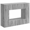 vidaXL Console Table Grey Sonoma 101 x 29 x 74 cm Engineered Wood