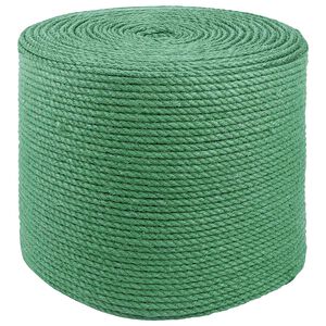 vidaXL 4 mm Green 100% Tossa jute