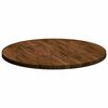 vidaXL Table Top Dark Brown &Oslash; 80 x 2.5 cm Solid Oak Wood