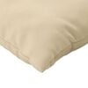 vidaXL Sofa Cushions 4 pcs Beige 40x40 cm Fabric