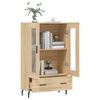vidaXL Highboard Sonoma Oak 69.5x31x115 cm Engineered Wood