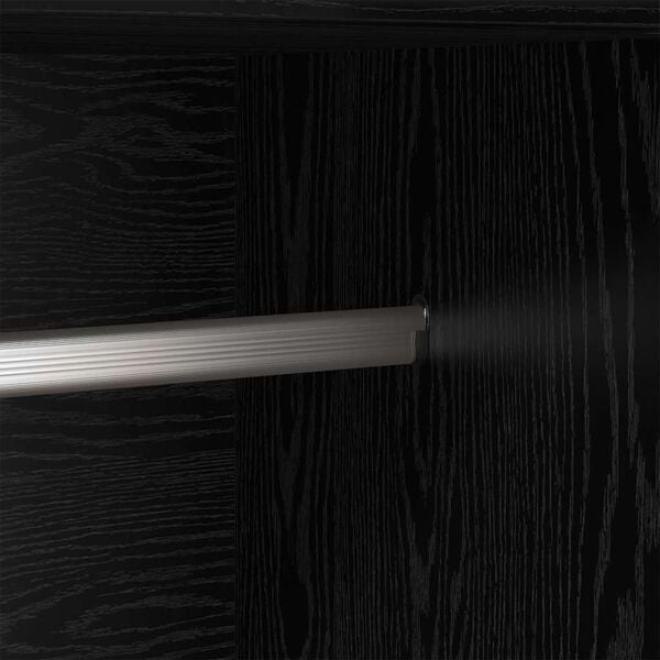 vidaXL Wardrobe Black Oak 82.5 x 51.5 x 180 cm Engineered Wood