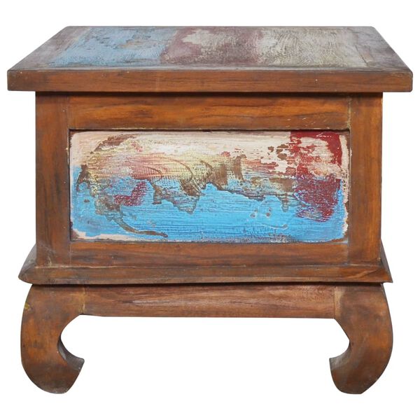 vidaXL Coffee Table 80x50x40 cm Reclaimed Teak Wood