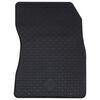 vidaXL Car Mat 4 pcs Black suitable for Nissan QASHQAI 2021- Rubber