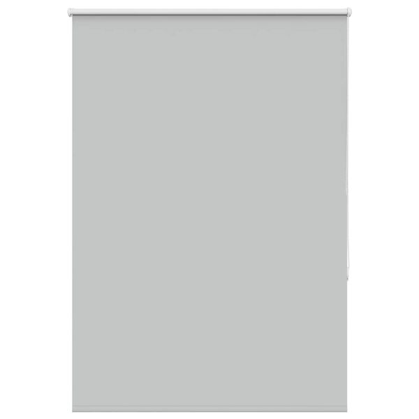 vidaXL Roller Blind Blackout Light Grey 100x150 cm Fabric Width 95.7 cm Polyester