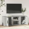 vidaXL TV Cabinet Concrete Grey 100x31.5x35 cm Engineered Wood