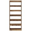 vidaXL Book Cabinet Old Wood 80 x 30 x 198 cm Engineered Wood