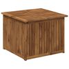 vidaXL Garden Storage Box Solid Acacia Wood 70.5 x 68.5 x 53.5 cm