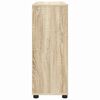 vidaXL Storage Cabinet Sonoma Oak 80 x 31 x 81 cm Engineered Wood