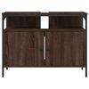 vidaXL Bathroom Sink Cabinet Brown Oak 80x30x60 cm Engineered Wood