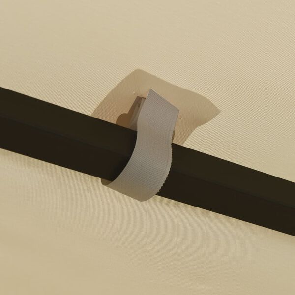 vidaXL Gazebo 3x3 m Cream