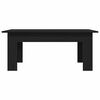 vidaXL Coffee Table Black Oak 100 x 60 x 42 cm Engineered Wood