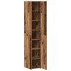 vidaXL Highboard 2 pcs Old Wood 30 x 42.5 x 185 cm
