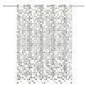 EISL Shower Curtain with Grey Mosaic 200x180x0.2 cm
