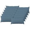 vidaXL Cushion Cover 12 pcs HEERLEN Jeans Blue 40 x 80 cm Fabric