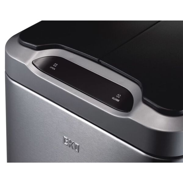 EKO Sensor Bin Phantom 2x20 L Matte Silver