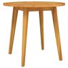 vidaXL Garden Table &Oslash;85x75 cm Solid Wood Acacia
