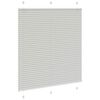 vidaXL Pleated Blind Light Grey 120x150 cm Fabric Width 119.4 cm Polyester