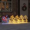 vidaXL Christmas Decoration with 1224 LEDs Multicolour 69 x 79 cm PVC