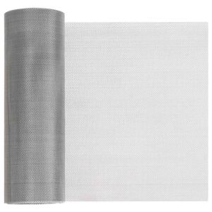 vidaXL Mesh Screen 20 x 1000 cm 30 Mesh Stainless Steel 201 Silver