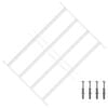 vidaXL Security Grille for Windows with 4 Crossbars 43-74 cm