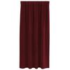 vidaXL Blackout Curtains 2 pcs Wine Red 140 x 175 cm Velvet