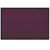 vidaXL Door Mat Bordeaux 60 x 40 x 1.2 cm Teddy Fabric