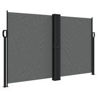 vidaXL Retractable Side Awning Anthracite 140x600 cm