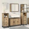 vidaXL Bathroom Furniture Set 3 pcs Artisan Oak Engineered Wood