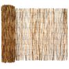 vidaXL Garden Fence Carbonized 300 x 90 cm Reed