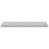 vidaXL Floating Wall Shelf Concrete Grey 80x23.5x3.8 cm MDF