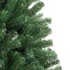 vidaXL Artificial Hinged Christmas Tree Green 150 cm PVC and Metal