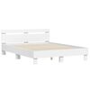 vidaXL Bed Frame without Mattress White 140x200 cm