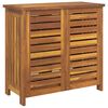 vidaXL Garden Cabinet Natural 75 x 35 x 70cm Solid Acacia Wood