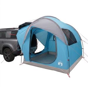 vidaXL Car Tent with Roof Blue 239 x 210 x 210 cm Polyester and Steel