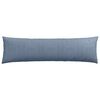 vidaXL Sofa Pillows 2 pcs Blue 145 x 40 cm Corduroy Fabric
