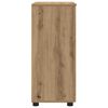 vidaXL Bathroom Cabinet with Storage Artisan Oak 60 x 35 x 80 cm