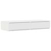 vidaXL Bed Drawers White 90 x 36.5 x 16.5 cm Engineered Wood