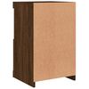vidaXL Side Cabinets with LED Lights 2 pcs Brown Oak Engineered Wood