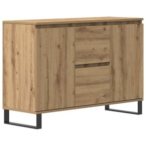 vidaXL Sideboard Artisan Oak 101.5x35x70 cm Engineered Wood