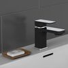 SCH&Uuml;TTE Basin Mixer MADASGASKAR Chrome and Matt Black
