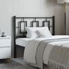 vidaXL Metal Replace Headboard Black 100 cm