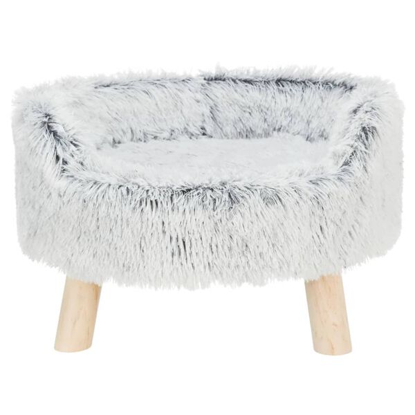 TRIXIE Pet Sofa Bed Harvey Round 46x28 cm White-black