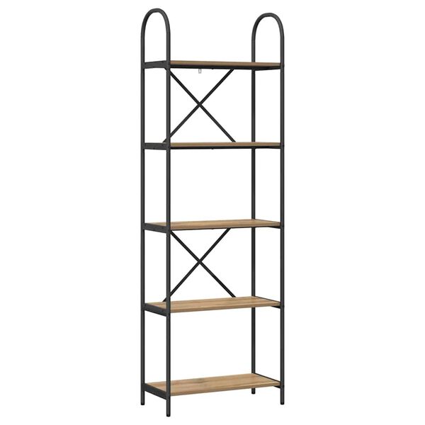 vidaXL Bookshelf Artisan Oak 60 x 30 x 183 cm Engineered wood