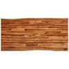 vidaXL Dining Table with Live Edge 180x90x75 cm Solid Wood Acacia