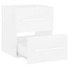 vidaXL Sink Cabinet with Built-in Basin White Engineered Wood