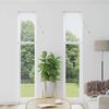 vidaXL Window Blind with Curtains Manual White Aluminium